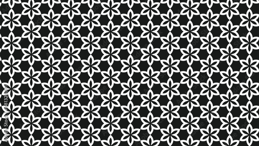 black and white pattern, floral pattern, flower pattern, background black and white pattern, floral pattern, flower pattern, background