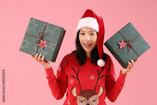 Happy beautiful Asian woman...