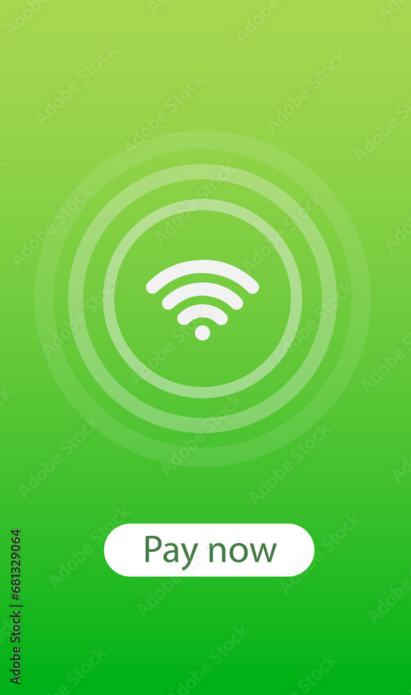 Digital png illustration of network range icon with pay now text on transparent background Digital png illustration of network range icon with pay now text on transparent background