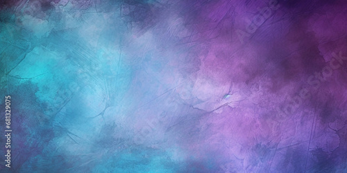 Blue and purple abstract background with grunge texture, textured background, Generative AI © Kafi