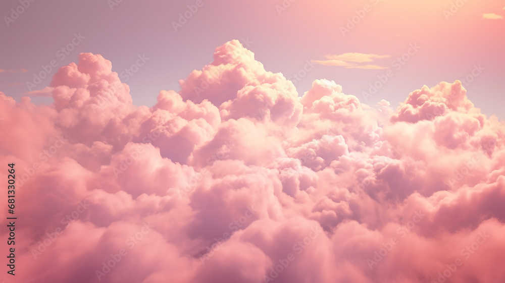 background pink clouds view from the plane. background pink clouds view from the plane.