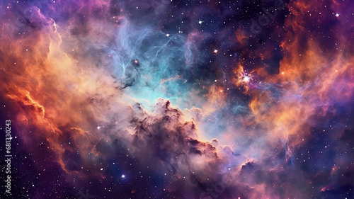 galaxy cosmos abstract multicolored background. © kichigin19