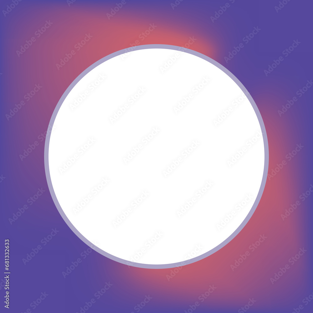 Digital png illustration of black and red gradient card with white circle on transparent background
