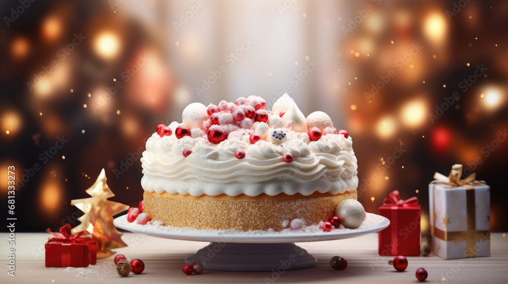 custom made wallpaper toronto digitalchristmas cake with candles and decorations