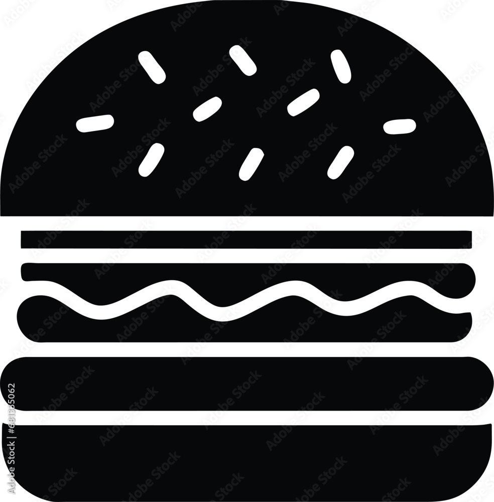 An icon showing a big burger.