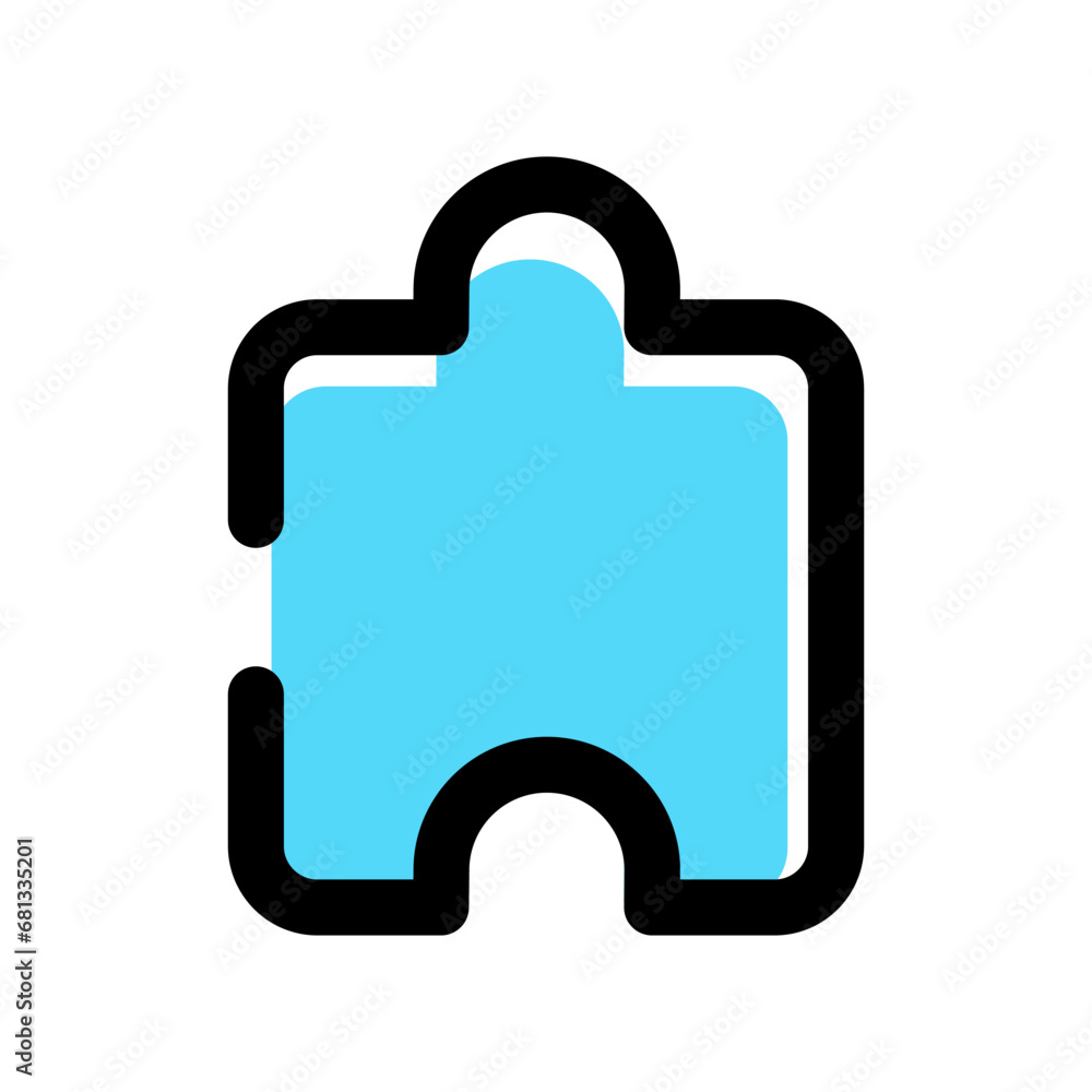Puzzle icon vector symbol design illustration Puzzle icon vector symbol design illustration