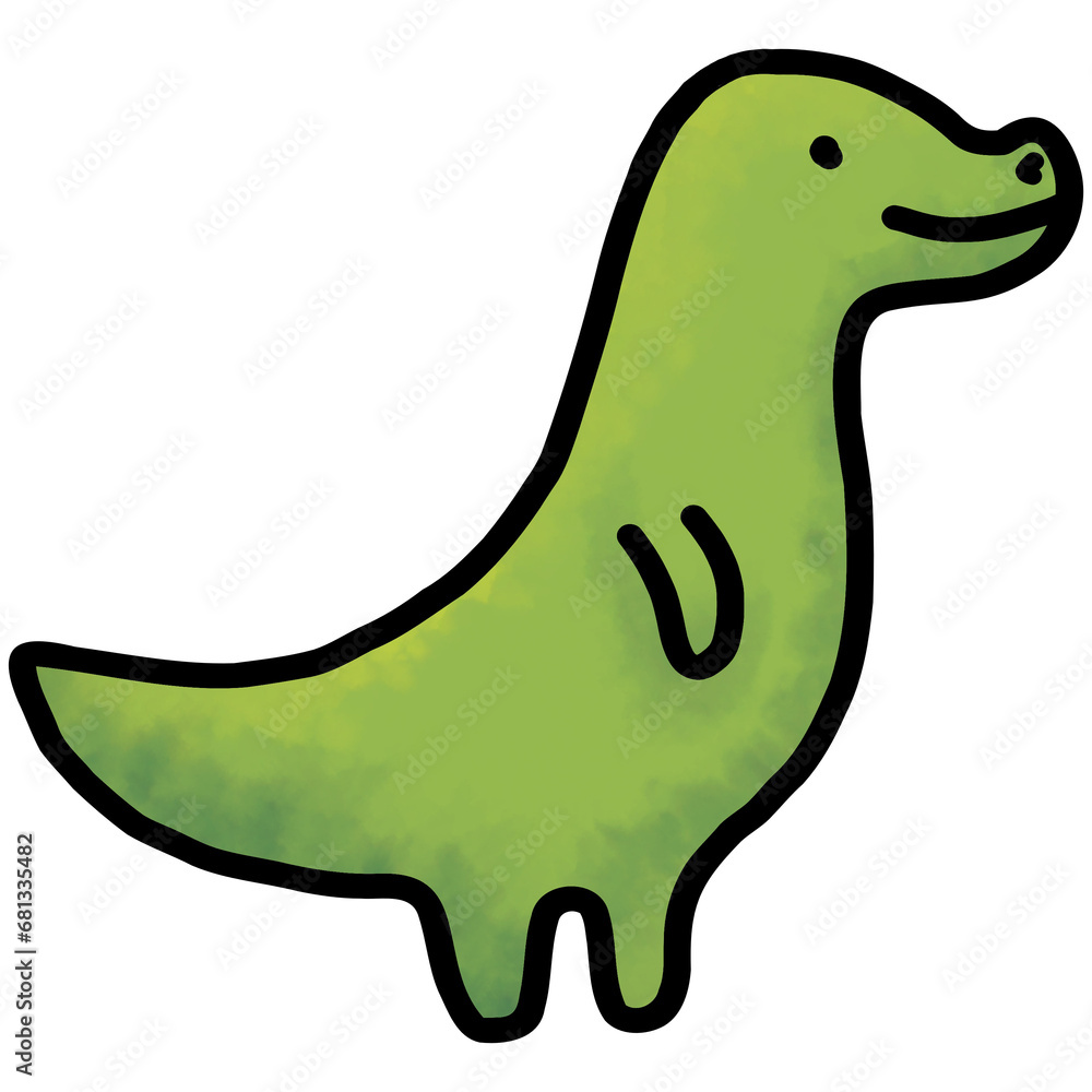 Obraz premium dinosaur cartoon