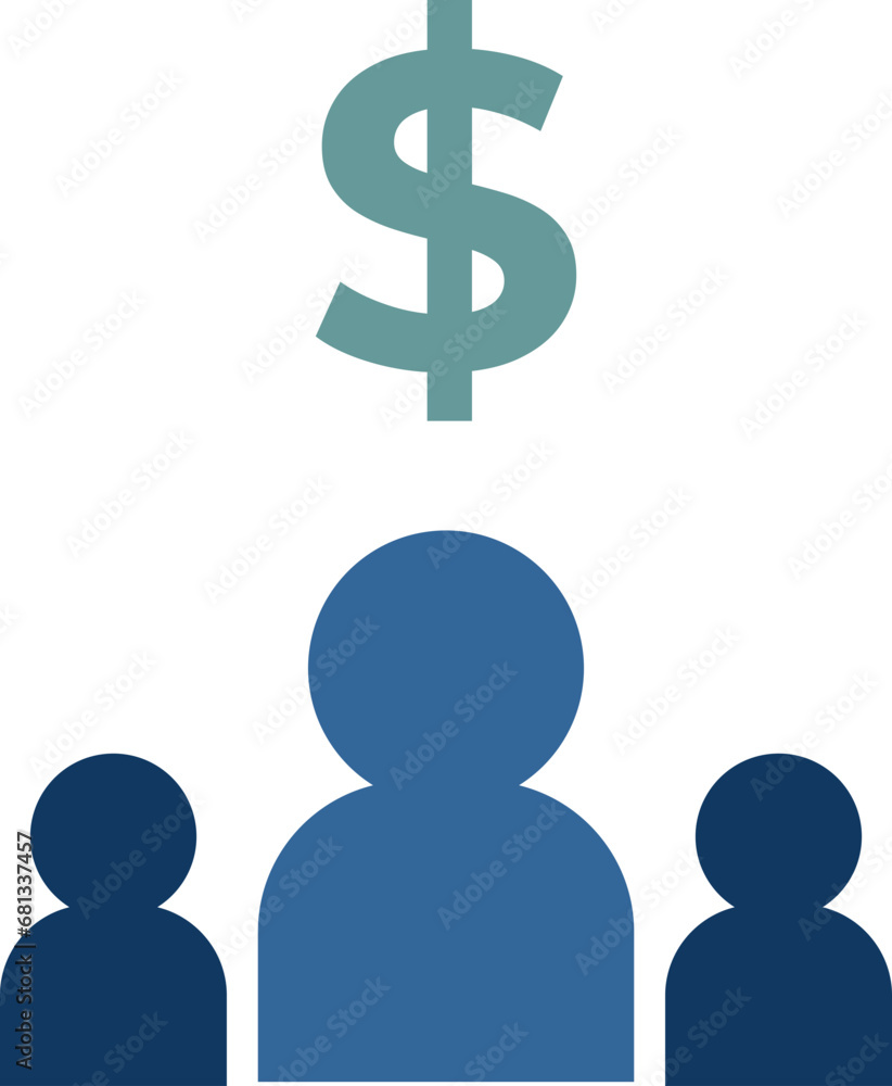 Money people icon Money people icon