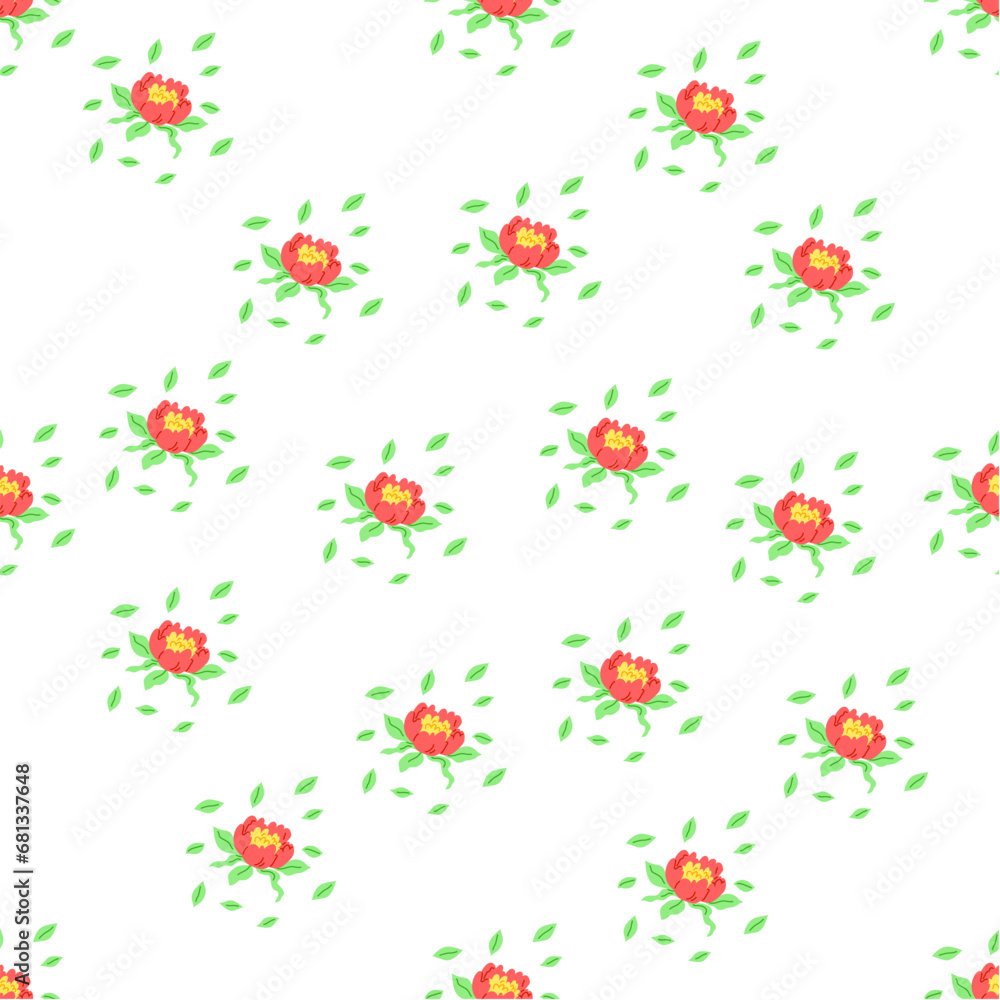 Flower pattern vector illustration. The decoration featured textured and intricate flower pattern The intricate ornamentation showcased variety botanical elements The botanical themed wallpaper Flower pattern vector illustration. The decoration featured textured and intricate flower pattern The intricate ornamentation showcased variety botanical elements The botanical themed wallpaper