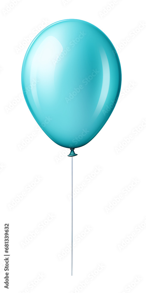 Cute shiny balloon in flat style illustration Cute shiny balloon in flat style illustration