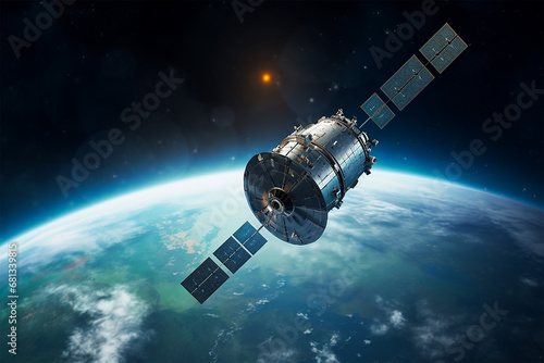 Satellite Earth Communication Technology Space photo