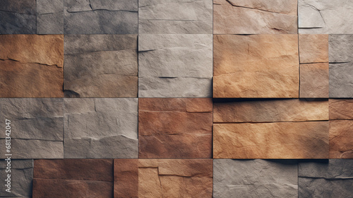 Background Design of Textured Stone in Earthy Tones