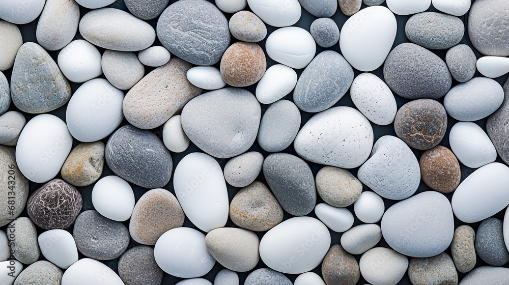 A close-up of a pile of rocks. Generative Ai A close-up of a pile of rocks. Generative Ai