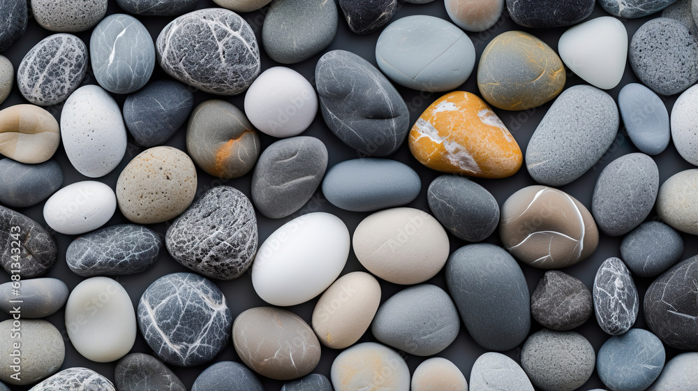 A close-up of a pile of rocks. Generative Ai A close-up of a pile of rocks. Generative Ai