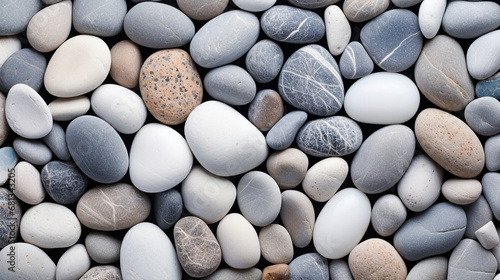 A close-up of a pile of rocks. Generative Ai