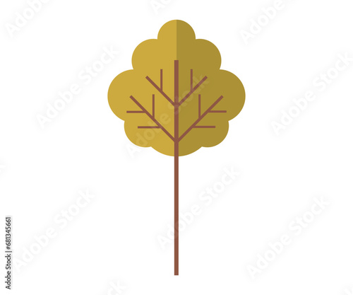 Tree vector illustration. The biological diversity found in living organisms forest is awe inspiring Growing vegetation acts as natural filter, purifying air we breathe Trees are lungs earth