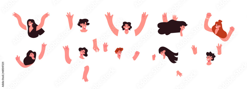 People avatar vector illustration. Society is shaped by collective actions and interactions individuals Icons symbolize influential people who have made significant impact on society Personality People avatar vector illustration. Society is shaped by collective actions and interactions individuals Icons symbolize influential people who have made significant impact on society Personality
