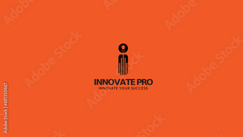 Innovation logo, innovate pro logo, tech logo, letter I logo, corporate logo, success logo, modern innovation logo, Arrow up logo, growth logo, technology logo, IT logo, 