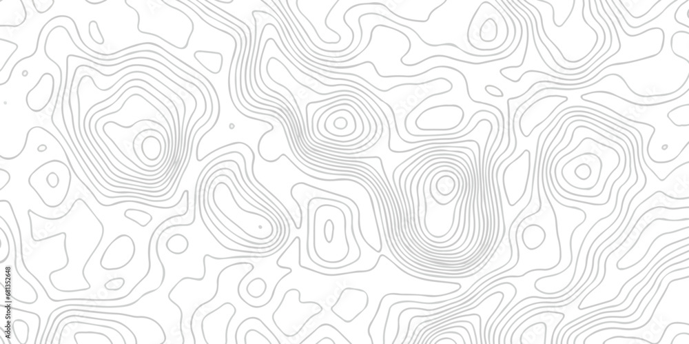 Abstract wave pattern with lines. Abstract Vector geographic contour map and topographic contours map background. Abstract white pattern topography vector background. Topographic line map background