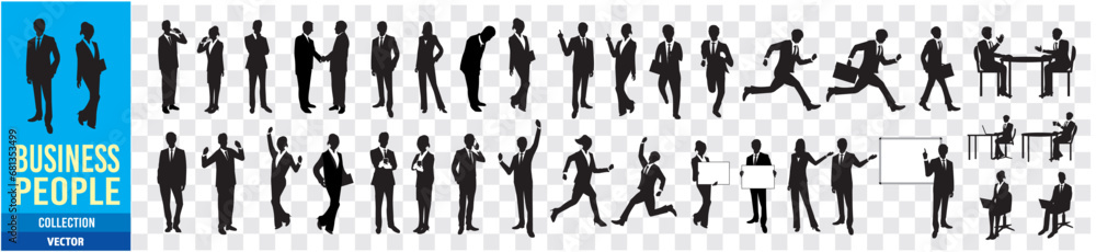 Businessman, silhouette, sit, suit, men, women, set collection Vector
Businessman, silhouette, sit, suit, men, women, set collection Vector