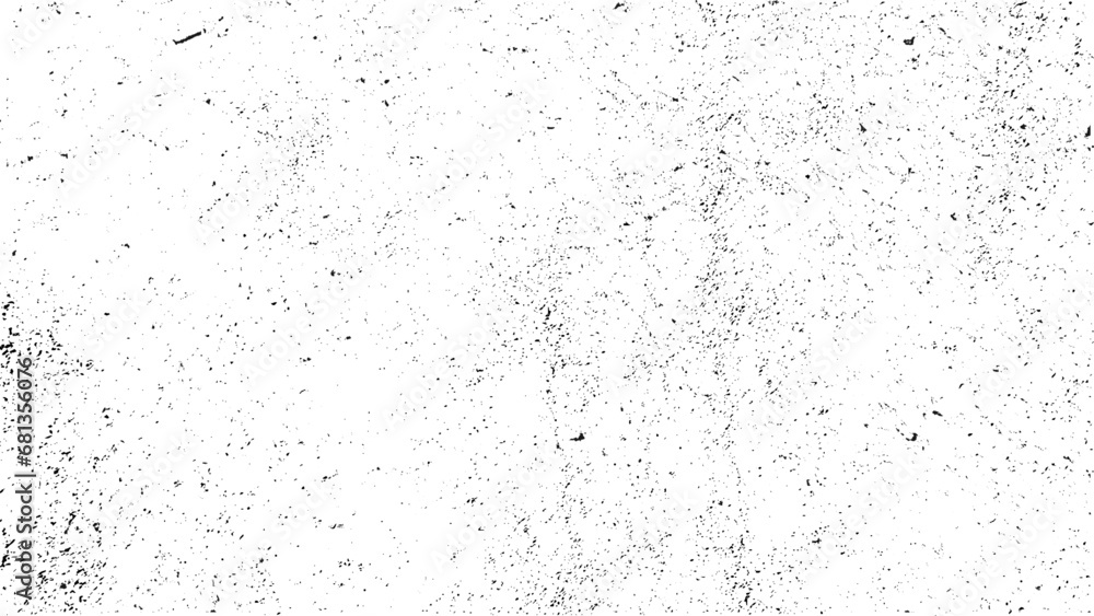 Abstract dust particle and dust grain texture on white background. Background of black and white texture. Subtle grain texture overlay. 