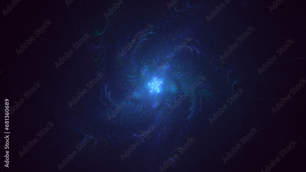 3D manual rendering abstract fractal light background 3D manual rendering abstract fractal light background