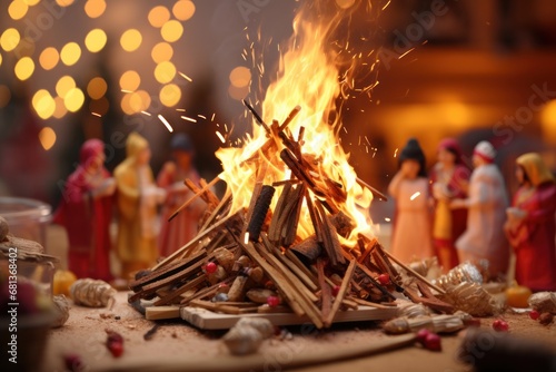 The Lohri bonfire symbolizes resilience and hope during the darkest