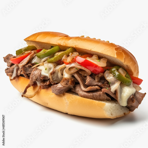 Philly cheesesteak with bacon