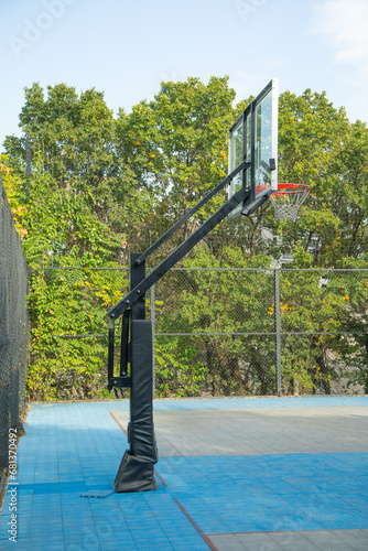 Wallpaper Mural Outdoor basketball backboard and hoop. Sport. Hobby. Lifestyle Torontodigital.ca