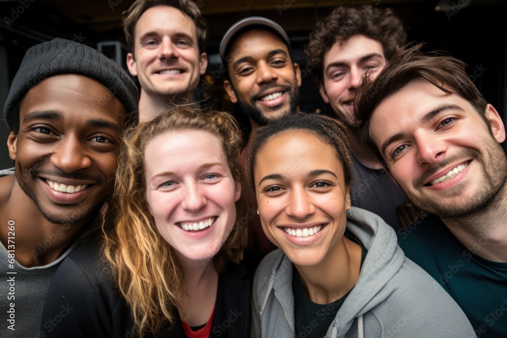 a group of friends promoting empathy and understanding in their interactions with others a group of friends promoting empathy and understanding in their interactions with others