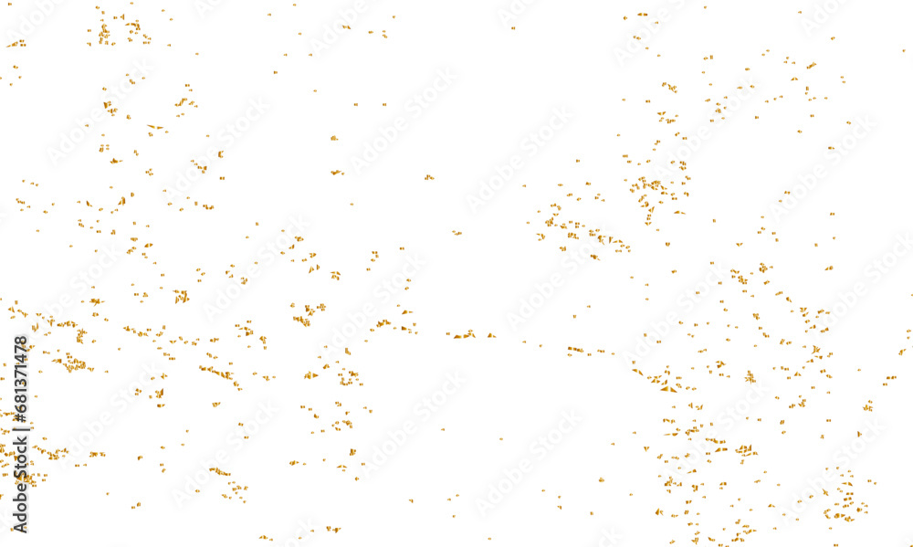Luxury gold sparkle confetti glitter and zigzag ribbon falling down on transparent background. Luxury gold sparkle confetti glitter and zigzag ribbon falling down on transparent background.