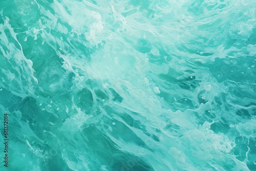 Drone aerial view of sea wave surface