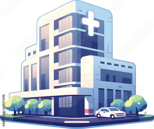 Icon of hospital