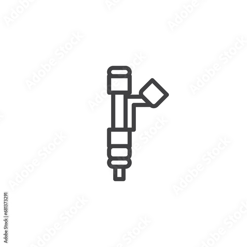 Fuel Injector line icon