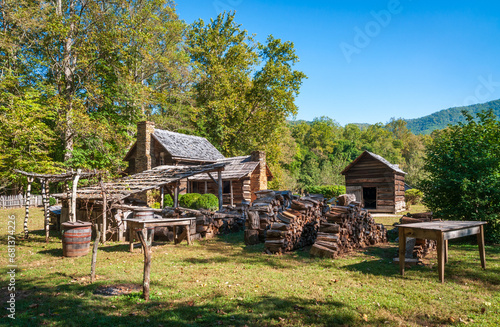 The Mountain Farm Museum and Mingus Mill at Great Smoky Mountains National Park photo