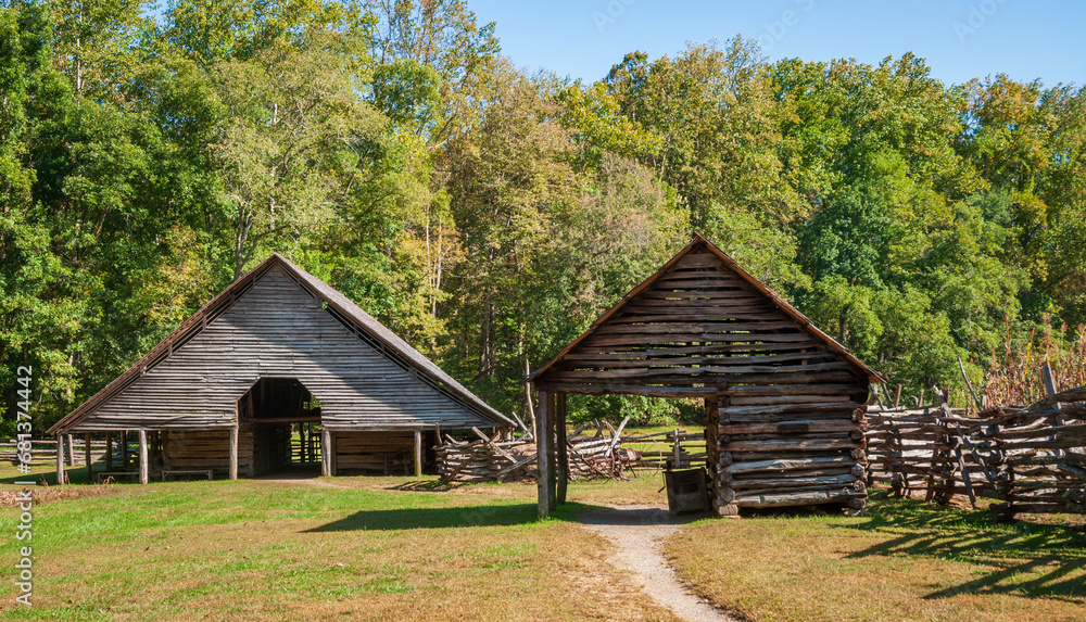 The Mountain Farm Museum and Mingus Mill at Great Smoky Mountains National Park The Mountain Farm Museum and Mingus Mill at Great Smoky Mountains National Park