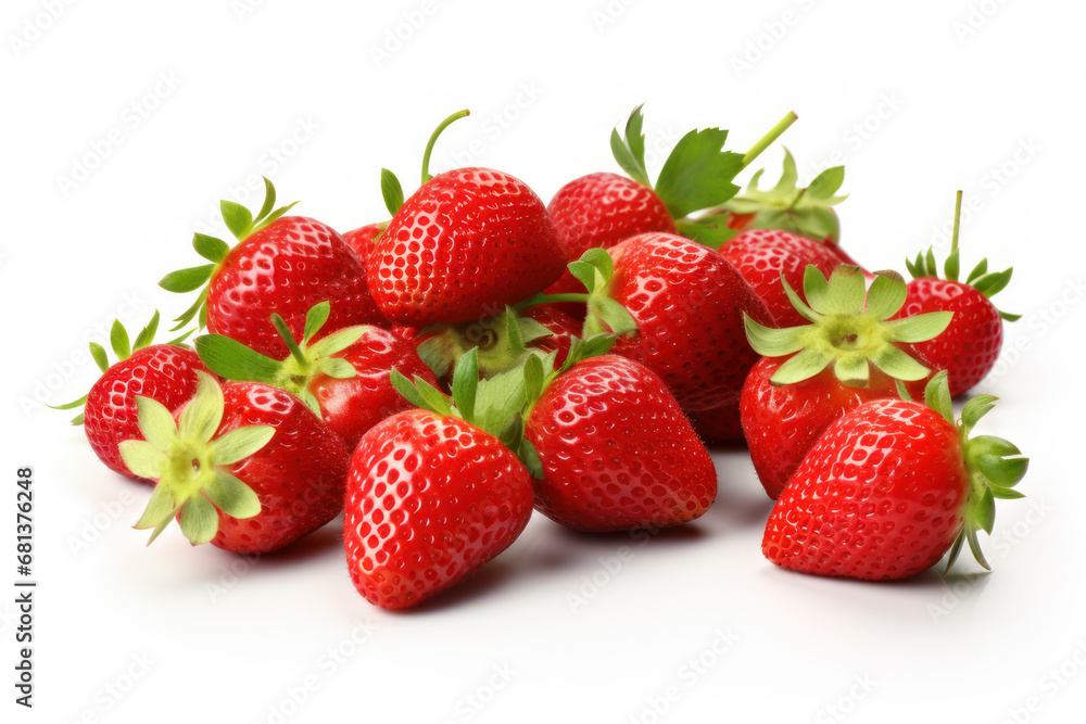 Strawberry fruit isolated on white background Strawberry fruit isolated on white background