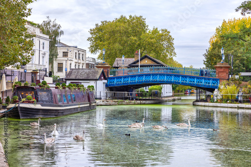 Waterway at Little Venice in London. England photo