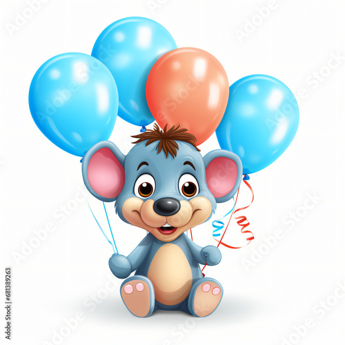 Animal with Balloon
