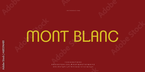 Elegant Font Uppercase Lowercase and Number. Classic Lettering Minimal Fashion Designs. Typography modern Sen serif fonts regular decorative vintage concept. vector illustration