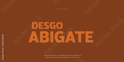 Elegant Font Uppercase Lowercase and Number. Classic Lettering Minimal Fashion Designs. Typography modern Sen serif fonts regular decorative vintage concept. vector illustration