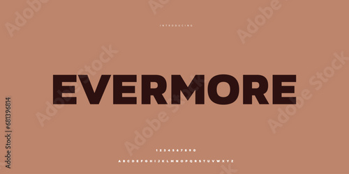 Elegant Font Uppercase Lowercase and Number. Classic Lettering Minimal Fashion Designs. Typography modern Sen serif fonts regular decorative vintage concept. vector illustration