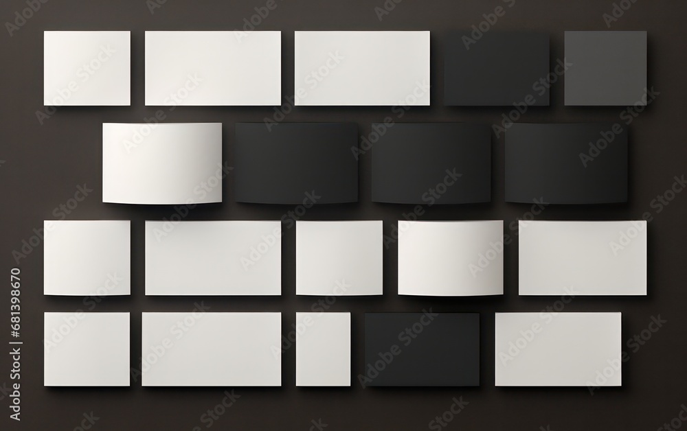 Blank business card mockup blur background. Blank business card mockup blur background.