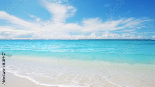 Beautiful sandy beach © Ideas