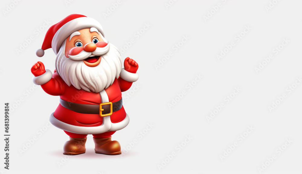 Smiling christmas 3D Santa Smiling christmas 3D Santa