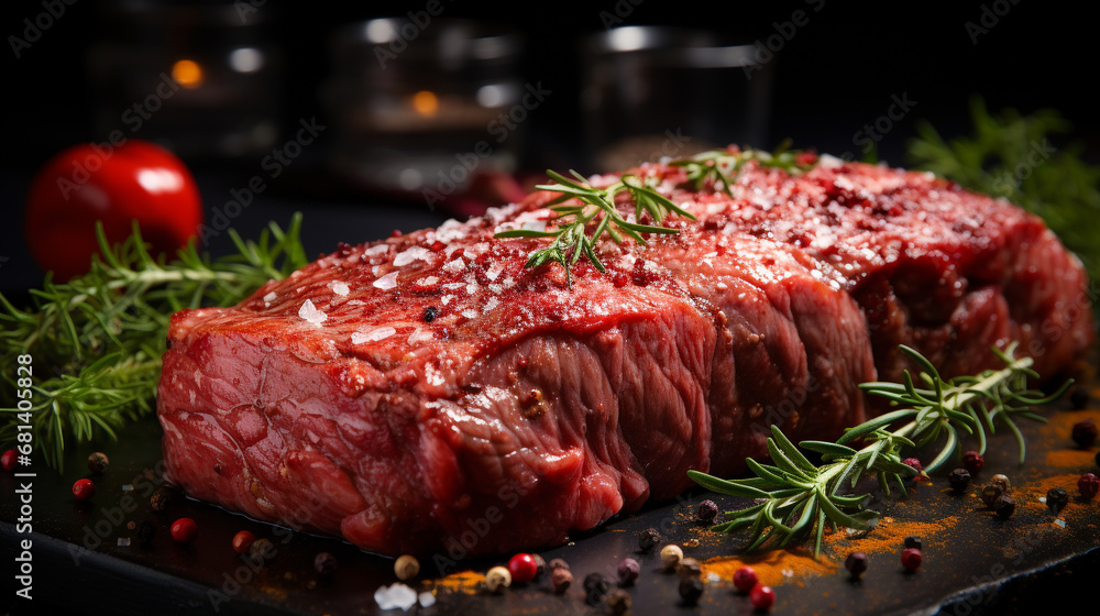 beef steak HD 8K wallpaper Stock Photographic Image 