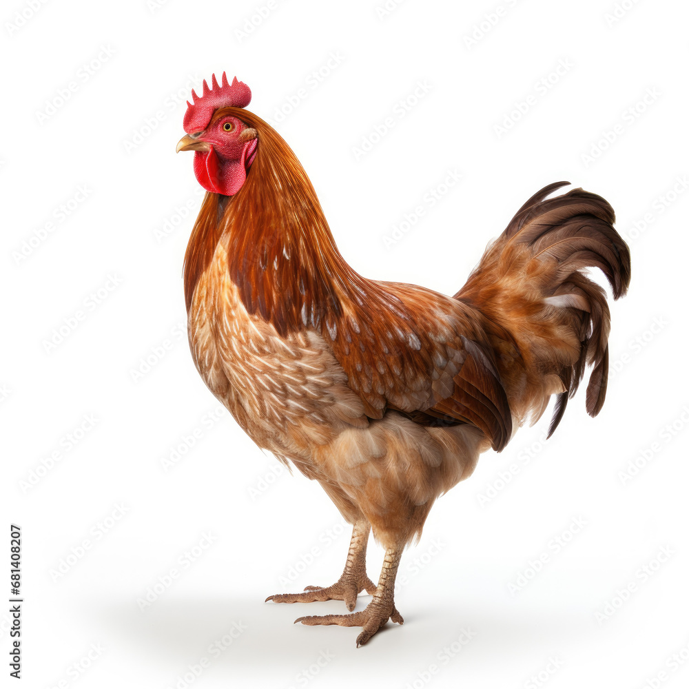 Fototapeta premium A Chicken on white background