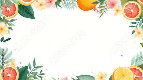 Summer flower PPT background poster web page, summer flower background