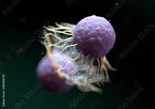 Cancer cell, illustration photo