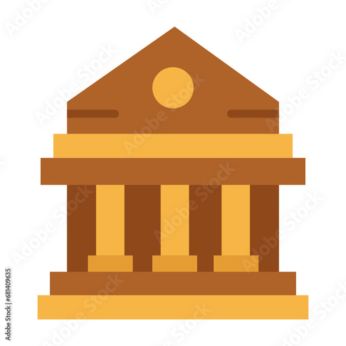 Notary building icon